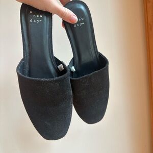 A New Day Classic Black Mules